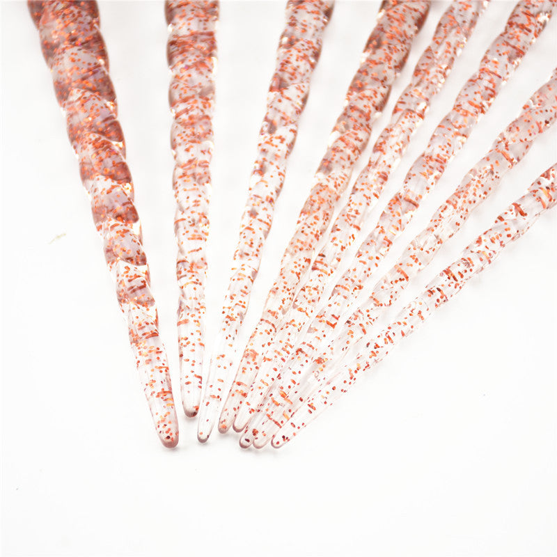 Sparkling Crystal Makeup Brush Set – 8 Essential Pieces